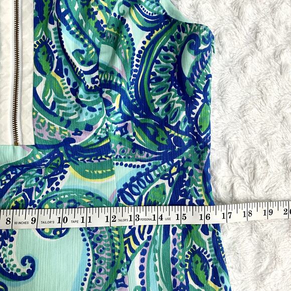 Lilly Pulitzer Poolside Blue Keep It Current Penelope Preppy Shift Dress 8 - Picture 10 of 11